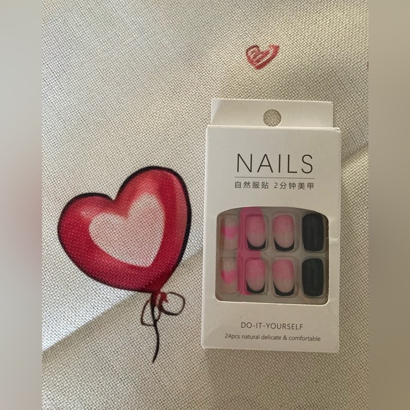 24pcs glossy short press on nails - Picture 5 of 5